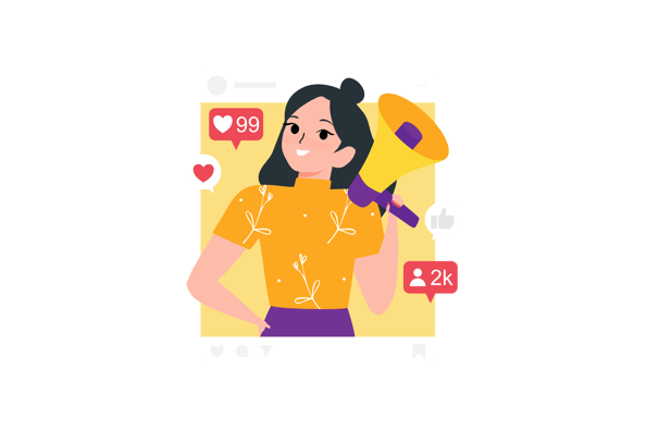 Influencer using SimpleQR to connect followers with content, profiles, and promotions